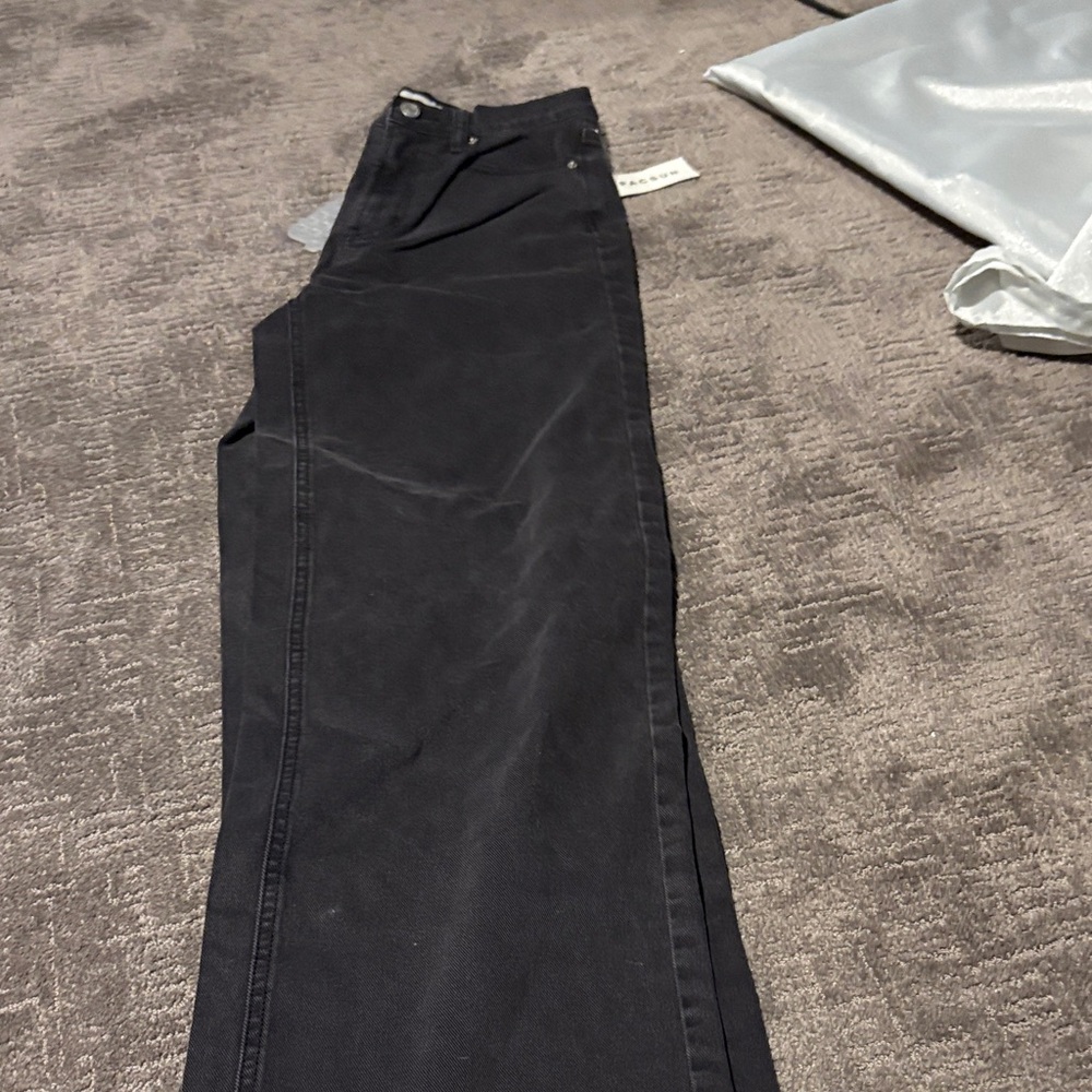PacSun Charcoal Wide-Leg Jeans
